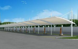 蓬安县膜结构停车棚