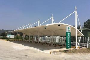 蓬安县膜结构停车棚